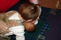 Nicholas gives Alexander a kiss Nicholas gives Alexander a kiss