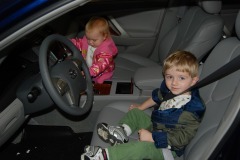 ...but he seems to look right at home in that seat!