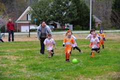 Katie plays strong defense...
