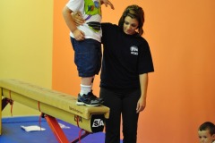 Alex on the beam...