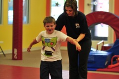 Alex does his floor routine...