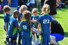 Post-game huddle...