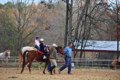 Working the rings...