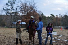 Alex receives his ribbons!