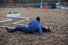 Yep...the wrestling dismount!