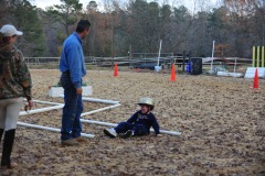 Yep...the wrestling dismount!