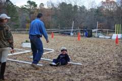 Yep...the wrestling dismount!