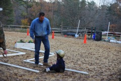 Yep...the wrestling dismount!