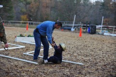Yep...the wrestling dismount!