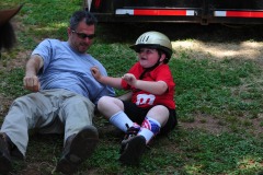 He enjoys all forms of horseplay...
