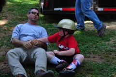 He enjoys all forms of horseplay...