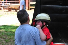He enjoys all forms of horseplay...