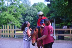 Next season will find Alex graduating to a bigger saddle...