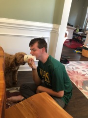 She's an equal-opportunity Puppucino consumer... :)