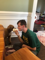 She's an equal-opportunity Puppucino consumer... :)