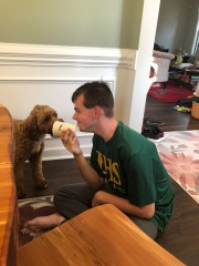 She's an equal-opportunity Puppucino consumer... :)