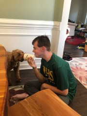 She's an equal-opportunity Puppucino consumer... :)