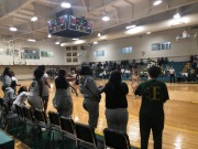 A buzzer-beating heave from midcourt *GOES IN*!