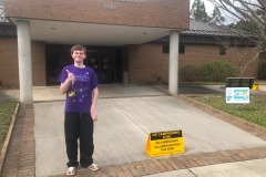 He's earned that sticker!