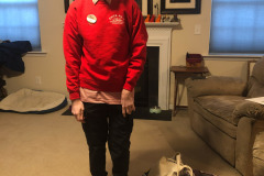 Alex getting ready for his shift!