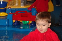 Playing at the water table...