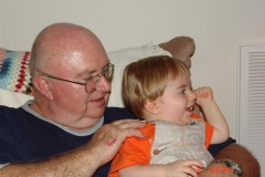 No Gramps, Alexander isn't making the *cuckoo* motion...