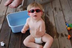 My diaper's squishy but I'm still cool!