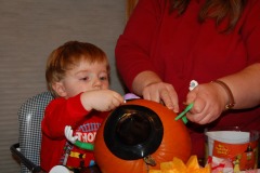 Alexander adds the finishing touch!