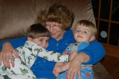 Grammy's handful!