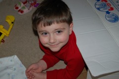 Nicholas and his trademark grin...