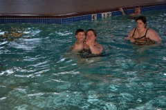 Nicholas in the pool