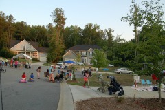 The annual neighborhood Fourth of July gathering