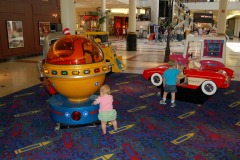 Katie and Alex have a difference of opinion on the rides...
