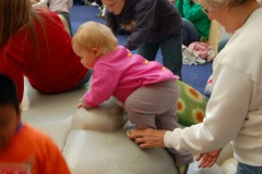 Climbing is not a problem for our little princess...