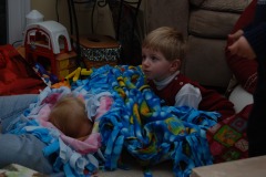 Somehow, we always have a blanket or two nearby...