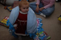 A princess draped with princesses!