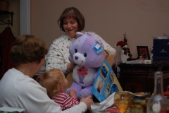 That <B><I>Care Bear</I></B> is bigger than she is...