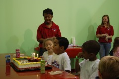 Gabe's getting ready to blow out those candles!