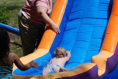 She seems to favor Nicholas' style of sliding...