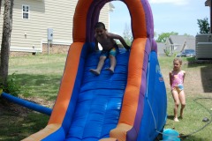No way!  Sliding down facing forward?  Tell me it isn't so...