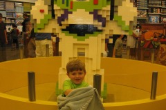Buzz Lightyear! (Three days for a Master Builder to build him!)