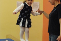 Katie on the balance beam!
