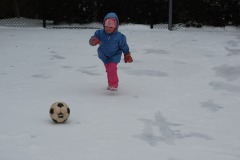 Katie the soccer star!