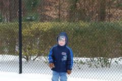 Alexander enjoying the snow...