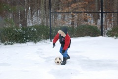Nicholas takes a shot!