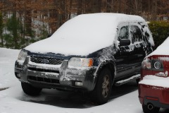 Official tally at RDU...five inches!