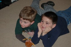 Two happy brothers...