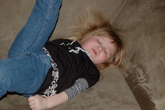Is she asleep?!?