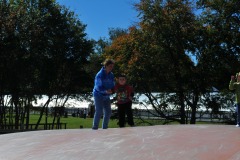 Alex and Mommy jumping together...