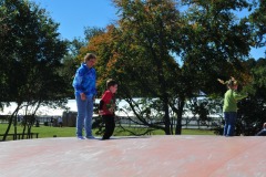 Alex and Mommy jumping together...